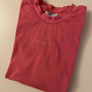 Adidas Pink Short Sleeve T-Shirt - L